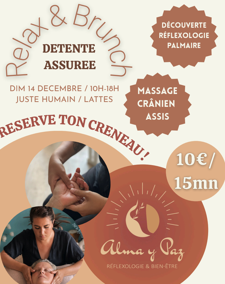 Affiche atelier réflexologie 14/12/25