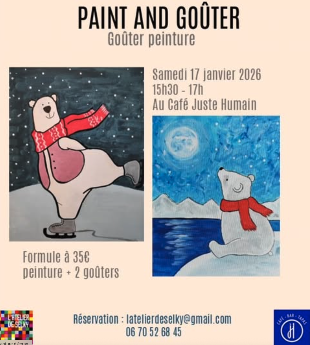 affiche atelier peinture selky du 17/01