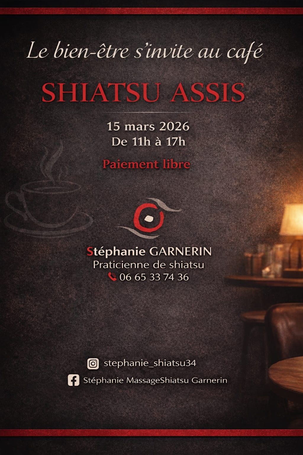 Massage Shiatsu avec Stéphanie
